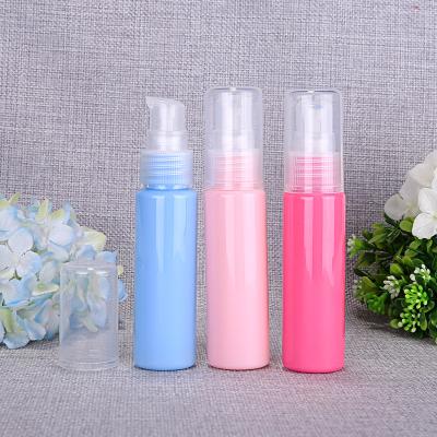 China Recycable Colors Perfume Spray Lotion Pump Bottle Cosmetic Packaging 10ml 30ml Macaron Small for sale