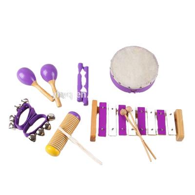 China Wholesale Wooden Musical Instrument Percussion Set For Orff Music And Kids Toys for sale