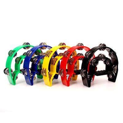 China Tambour Basque Musical Instrument Plastic Plastic Handless tambourine jingles for sale tambourine gifts for sale