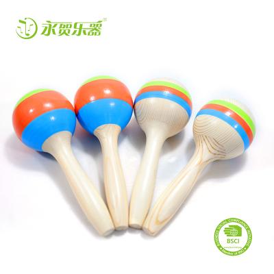 China Supply High Quality Wooden Maracas Shaker From China Hot Sale Wooden for sale