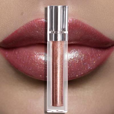 China Bold Colorful Sunscreen Gloss Lip Gloss Set Nude Glitter Shimmer Lipstick Lip Kit for sale