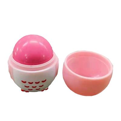 China 2021 Moisture Good Quality Hot Selling Professional Moisturizing Round Lip Balm For Girls for sale