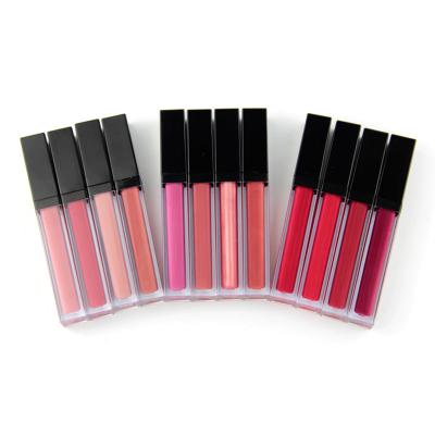 China Waterproof high quality cosmetics make your lip gloss long term for sale