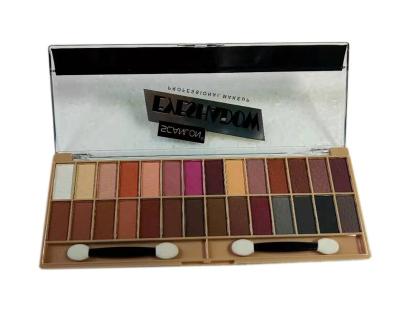 China Good Quality Professional Long Lasting 28 Color Eyeshadow With Brush For Women for sale