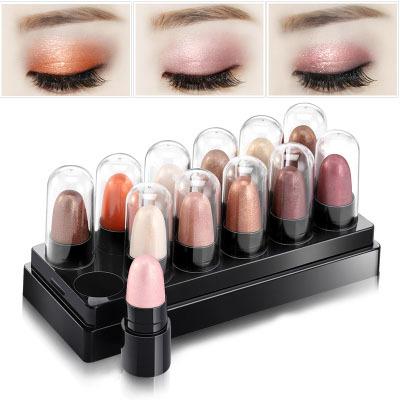 China Waterproof Hot Glitter Private Label Eyeshadow Stick Set for sale