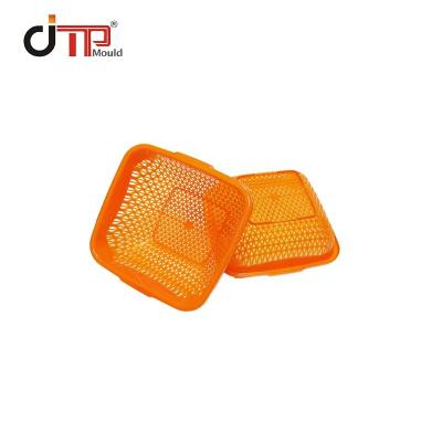 China Competitive Price Injection Steel Fruit Vegetable Basket Hot Selling High Density Plastic Mold for sale