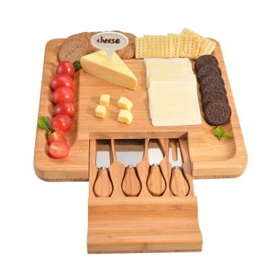 China Sustainable Bamboo Wholesale Cutting Charcuterie Tray Amazon Serving Tray Cheese Board China Manufacturer for sale