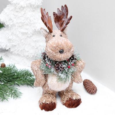 China Wholesale Bangle Birthday Baby Shower Gift Decoration Supplies Ornaments Baubles Christmas Opens Reindeer Dolls for sale