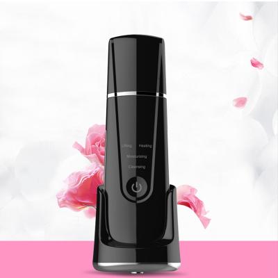 China New Design Ultrasonic Skin Scrubber DEEP CLEANING Skin Facial Scrubber For Facial Deep Cleansing for sale