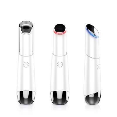 China Portable Mini Blood Vessel Removal Eye Massager Pen Eye Massager Roller With Heat For Relieve Eye Fatigue for sale