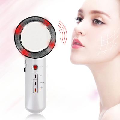 China Wrinkle Remover 3 in 1 Far Infrared Body Slimming Device EMS Technology Ultrasonic Body Shaping Device Body Slimming Massager for sale