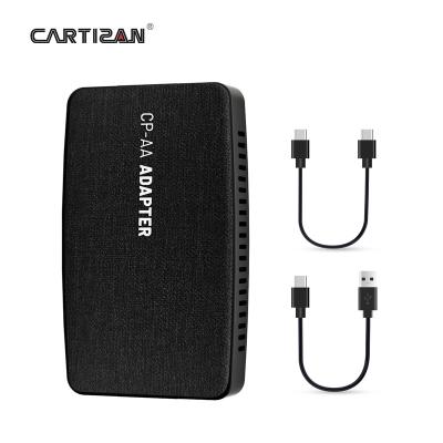 China New Cartizan China-chic Hotsale 2 in 1 car adapter Carplay Android wireless dongle aa radio 2 in 1 adapter for sale