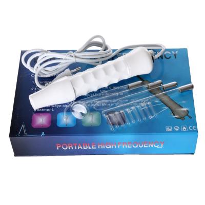 China Professional Portable Handheld Face Lift Acne Treatment Facial Lift Peel Tighten Skin Therapy Machine High Frequency Skin Therapy Wand for sale