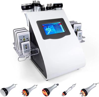 China Weight Loss 6 in 1 Ultrasonic Weight Loss Muscle Stimulator Vacuum Cavitation System EMS Sculpt Machine for sale