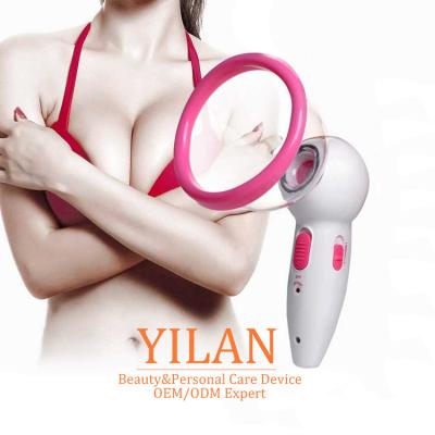 China Easy Operate YILAN Vacuum Breast Pump Butt Lifting Therapy Tightening Nipple Sucking Vacuum Breast Massager Machine for sale