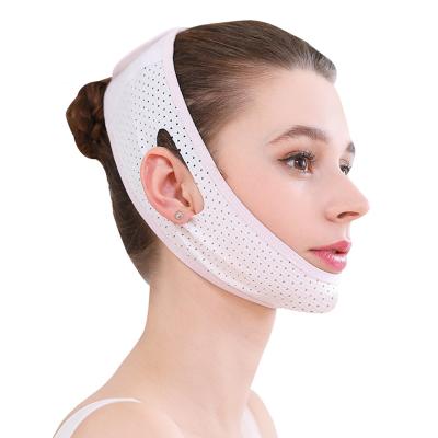 China Breathable V Face Slimming Equipment Chin Slimmer Face Shaper Lift Strap Up Beauty Equipment Anti Wrinkle Bandage Belt Face Lift for sale