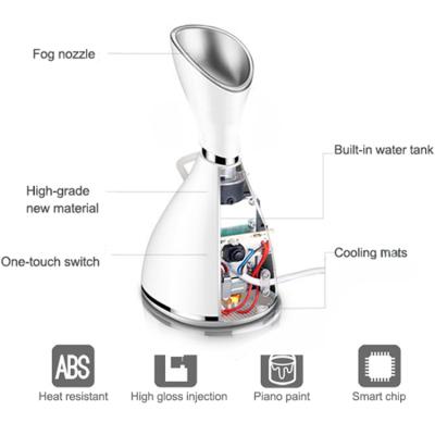 China Pigmentation Correctors Face Nano Ionic Steamer for Home Facial Warm Mist Humidifier Facial Steamer for sale