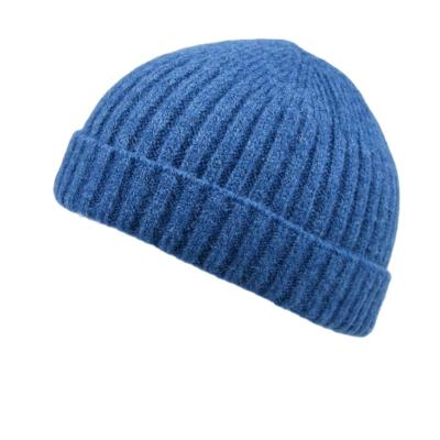 China COMMON Wholesale Beanie Hats Winter Hip Hop Running Slouchy Retro Warm Knitted Hat Slapped Skull Beanies Hat for sale