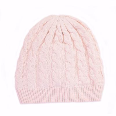 China Fashion Medium Design Winter Acrylic Multifunctional Warm Knit Hat Plain Girls Beanie for sale