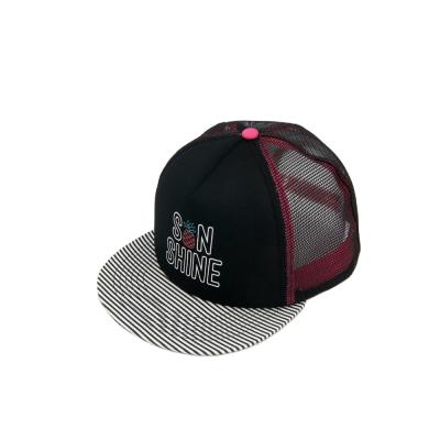 China COMMON Custom Low Price Printing 5 Panel Snapback Full Mesh Trucker Cap for sale