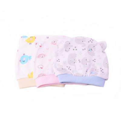 China Imitate New Style Animal Cotton Cute Newborn Baby Hat 100% Newborn Hat With Animal Prints for sale