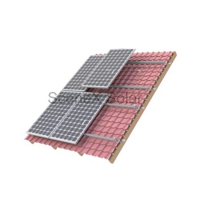 China Easy and secure to Install Custom stainless steel Solar Mounting System Ss304 316 roof Pv solar Panel adjustable Mount hook for sale