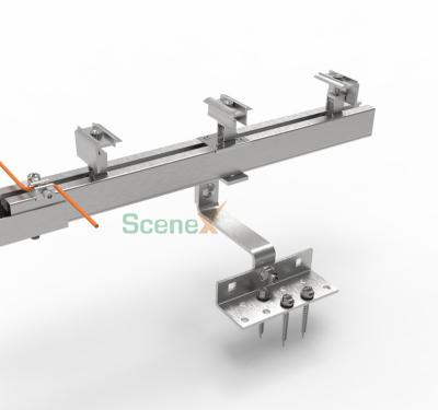 China Panel Mount Solar PV Rapid Mid/End Clamp Rapid Solar Panel Clamp for Quick Install Rail Mounting System for sale