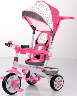 China Ride On Toy Hot Sell Children High Quality Baby Tricycle With Canopy for sale