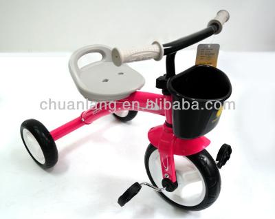 China Ride On Toy Simple Style Plastic And Metal Child Tricycle for sale