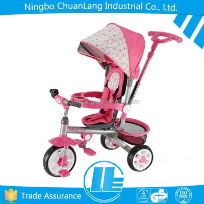 China Toy Factory Direct Large Canopy Ride With Sun Roof Kids Cycle for sale