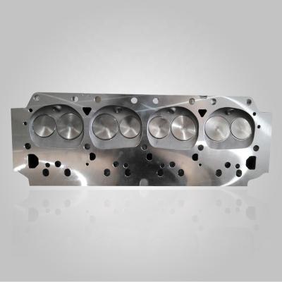 China Single Aluminum V8 Aluminum Cylinder Head For Chevy 350 Small Block Complete Cylinder Head (Single Board Computer) For Chevrolet for sale