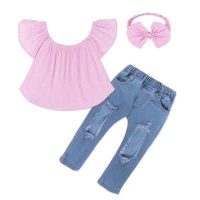 China INS anti-shrink hotsale ready to ship new baby clothes set for summer for sale