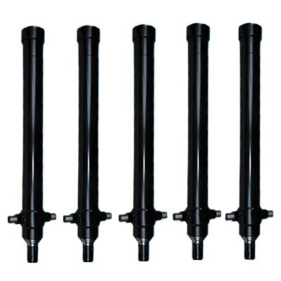 China HTC INVERT Small Hydraulic Cylinders Telescopic Low Power Reverse For 7 Ton And 12 Ton Dump Truck And Trailer for sale