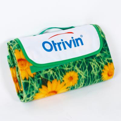 China High Quality Disposable Sunflower Foldable Waterproof Printing Custom Picnic And Outdoor Blanket For Traveling for sale