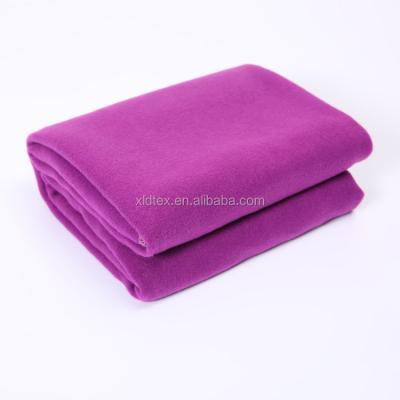 China 2021 Disposable High Quality Super Soft Purple Baby Home Heated Blanket Fleece Fleece for sale