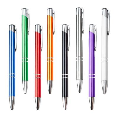 China Parker Refill Gift Blank Metal Cheap High Quality Promotional Luxury Metallic Painted Advertising Ball Pen With Custom Logo for sale