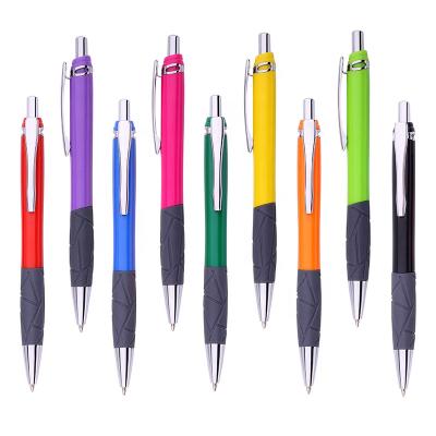 China Promotional Pen Barrel Metal Clip New Arrival Solid Colored with Gray Marbled Pattern Grip Pen with Level for sale