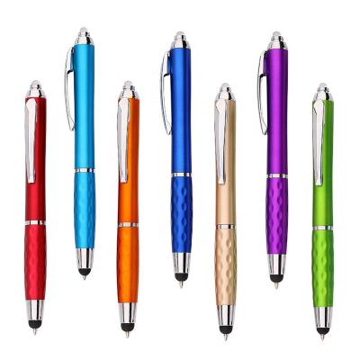 China Promotional New Design Colored Painted Pen Barrel with Metal Clip Fine Point Styli for Tablets Novelty Light Pencil for sale