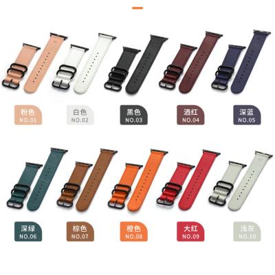 China DD-7710 Fashion Leather Pointed Watch Band for sale