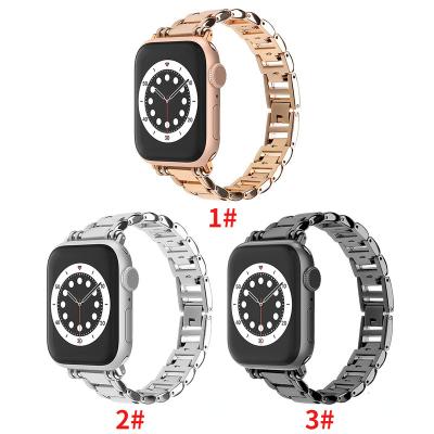 China DD-7734 Stainless Steel Apple Watch Band Flexible Elastic Strap for sale