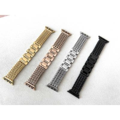 China Fashion Apple Watch Band Series7 Stainless Steel 5 Stainless Steel Luxury Apple Watch Band 6 for iwatch iphone watch band for sale