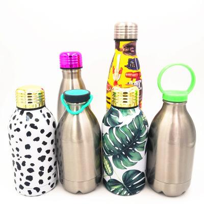 China Sustainable BPA Free - Amazon Hot Selling Water Bottle Custom Double Wall Stainless Steel Bottle Logo for sale