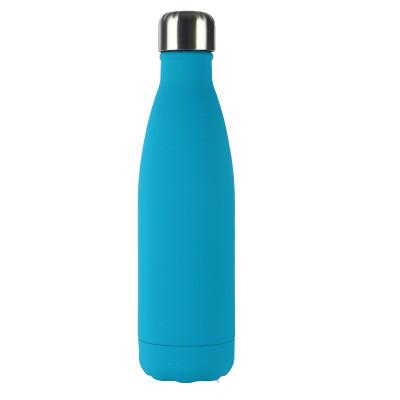 China BPA FREE Paint 500ml Sustainable Cola Rubber Bottle Double Wall Water Bottle Ready To Ship for sale