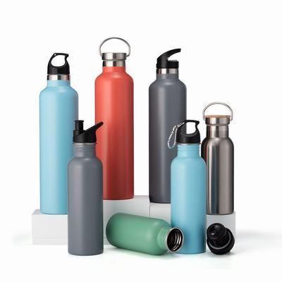 China Single wall flask stocked 350ml 500ml 600ml 750ml bpa free stainless steel water bottle bottle for sale