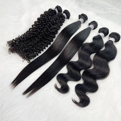 China Wave Free Sample 12a Silky Straight Mink Bone Straight Bundle Hair Sellers Double Drawn Raw Brazilian Cuticle Aligned Virgin Hair Bundles for sale