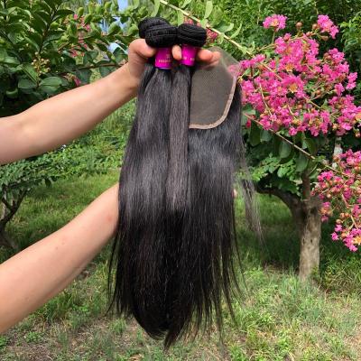 China Deal Pulled Mink Brazilian Hair Weaves Raw Brazilian Human Cuticle Aligned Hair Extension Bundle 100% Unprocessed Virgin Silky Straight Double Ended for sale