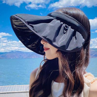 China Black Bucket Hat Women's Summer Children's Sun Hat Girls Sun Hat UV Protection Image for sale