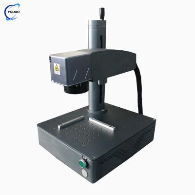 China Mini Deep Marking 30w JPT Mopa Fiber Laser Marking Machine Low Price Portable UV Laser Marking Machine for sale