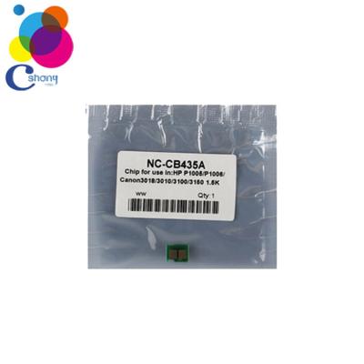 China Wholesale COMPATIBLE toner cartridge compatible chips for Hp P1005 CB435A for printer import from china manufacturer for sale