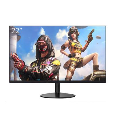 China Speaker 1920*1080p led 75hz 21.5 inch slim full hd vga monitor for sale